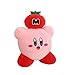 Mignon Tomate Kirby Peluche Jouet Oreiller, Dessin Animé Mignon Doux Peluche Poupée Chambre Décor, Cadeau d'anniversaire pour Enfants Aldult Gril 45Cm