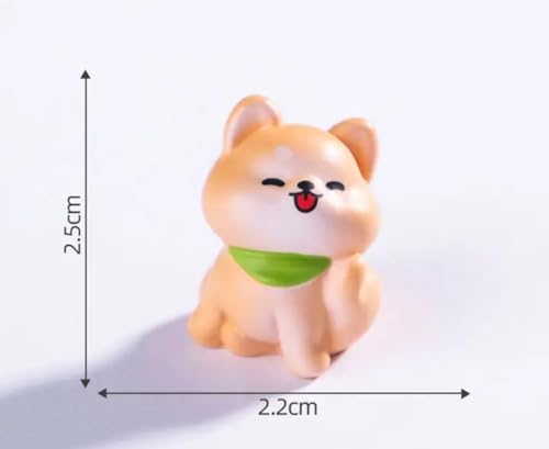Image of VRB Dec 1 Set Miniature Showpiece Set for Home Decor,Car Dashboard,Valentine,Living Room,Gifts Figurines,Cake Decoration Items,Figurines for Home Decor. ((3 Pcs Cute Dog Miniature))
