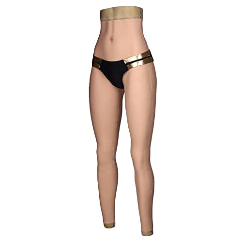 Calça masculina de silicone artificial, comprimento até o tornozelo, nádegas, nésimo, calça de emagr