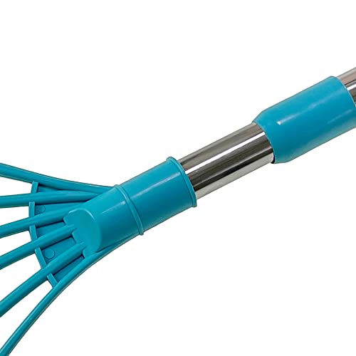 Kit 2 Pçs Rodo Mágico Silicone Vassoura Mágica Cabo Retrátil Multifuncional Retira Pêlos Cabelos Lim