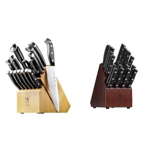 HENCKELS Premium Quality 15-Piece Knife Set with Block, Razor-Sharp & Dynamic 18-pc Knife Block Set