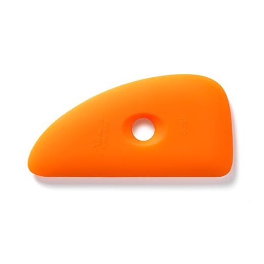 Xiem Tools Soft Silicone Clay Rib for Ceramics and Pottery (SCR5-O-10197)