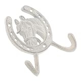 Style européen élégant : sublimez votre intérieur avec ce patère murale de style victorien, ornée d'une tête de cheval pour une touche de charme artistique et de sophistication . patères murales rustiques, patère vintage à motif de cheval