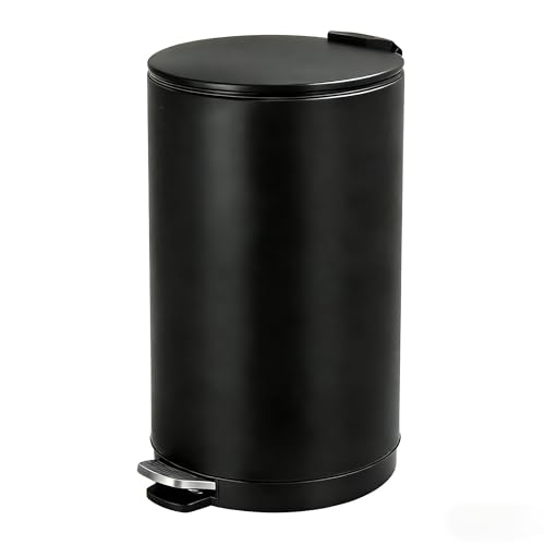 Caneca de basura redonda de acero inoxidable 30L con pedal