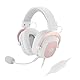 watiowave Kopfhörer USB 7.1, Weiß, mit Surround-Sound, verstellbares Mikrofon, ideal für Gaming und Videokonferenzen.