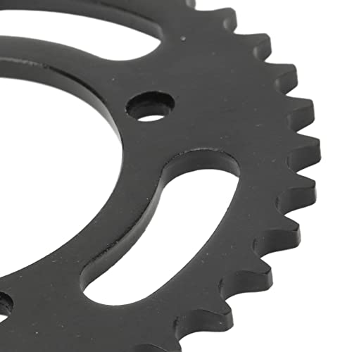 Roda Dentada Traseira de Motocicleta, Roda Dentada de Corrente Traseira 420 76mm 37 Dentes de Aço de
