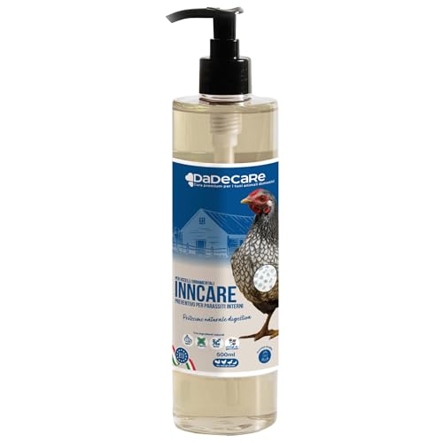 DADECARE Preventivo Parassiti Interni Naturale 500 ml per Polli, Pollame ed Esotici