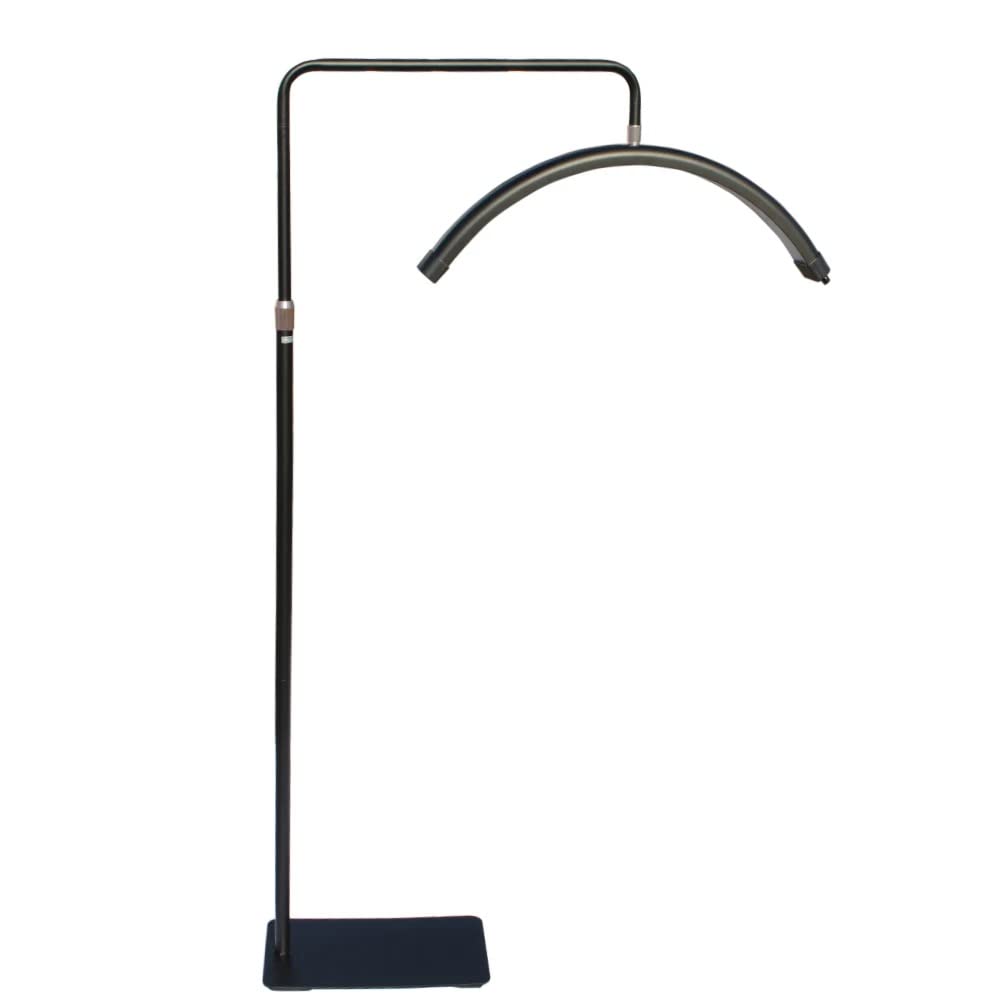 Generico Lampada da terra a LED, 3000K-6000K Half Moon Design, Perfetta per estensioni delle ciglia, Estheticist Light, Lampada per dermopigmentazioni
