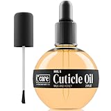 C CARE Aceite de cutícula para uñas, botella grande de 2.5 onzas