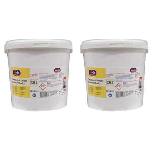 Jeyes JY34117 Sanilav Urinal Channel Blocks, Citrus, 3 kg (Pack of 2)