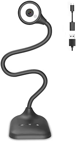 PAKOTOO USB Document Camera for Teachers, Webcam/Doc Camera for Classroom with A3 Format, 3-Level LED Lights, Image Invert, Fold, Dual mic for Mac OS, Windows, Zoom, OBS Work with Distance Learning