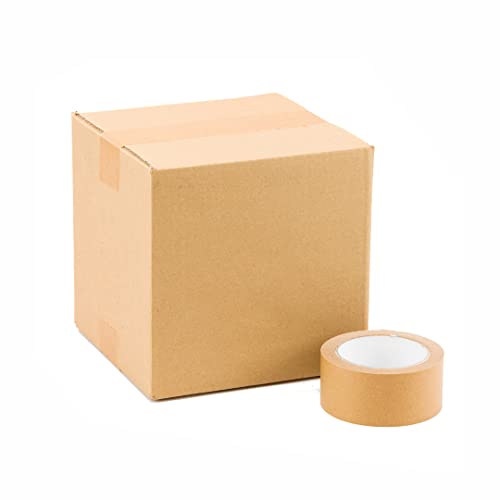 Pack mit 25 verstärkten Kartons mit den Maßen 20x20x20 cm und einfacher Welle - Hergestellt in der Europäischen Union aus recyceltem Karton, widerstandsfähig für Versand, Lagerung und Umzüge