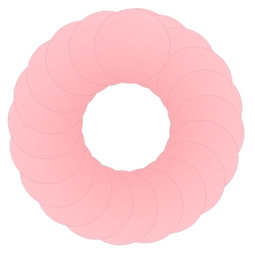 NAMOARLY Kid-Friendly Round Drawing Cardboard 20 Pieces Multicolored Cardstock for Painting Sketching and Craft Projects