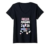 donna sorella maggiore 2026 loading annuncio gravidanza maglietta con collo a v