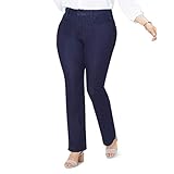 NYDJ Women's Plus Size Barbara Bootcut Jeans, Rinse, 16
