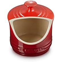 Le Creuset Stoneware Salt Crock, 10 oz., Cerise