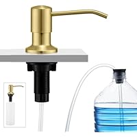 Distributore Di Sapone Da Incasso Per Lavello CREA - Acciaio Inox, Con Flacone 500ML E Tubo 1M - Foto 13