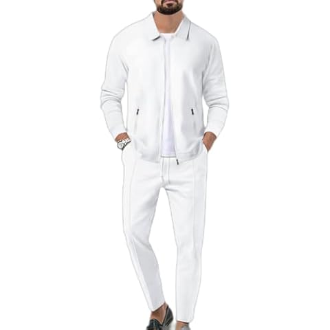 Veriliss Survêtement Homme Waffle Soft Cover