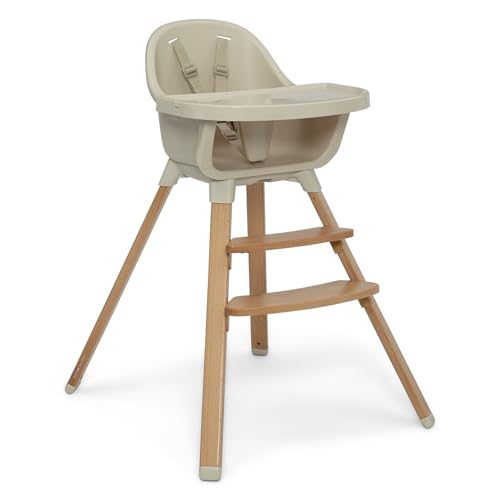 Delta Children - babyGap Otto 3-in-1 High Chair - High Chair Converts to Toddler Dinning Chair and Booster Seat - Dishwasher Safe Meal Tray - FSC-Certified Wood, Oatmeal