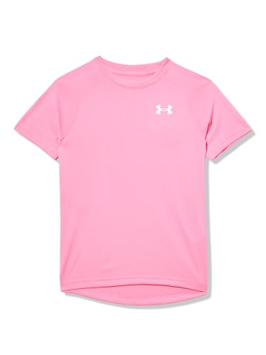 Under Armour Boys' Tech 2.0 Short-Sleeve T-Shirt, (682) Fluo Pink / / White, Small