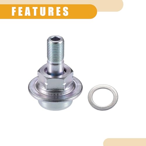 Partuto Fuel Injection Pressure Regulator No.23270-50010 - Car Fuel Pressure Regulator - for Toyota Land Cruiser 1998-2007 Metal Silver Tone - 1 Pc