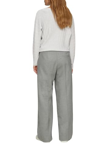 Pull noir s.Oliver LABEL 2156040 en maille premium texturée - 2
