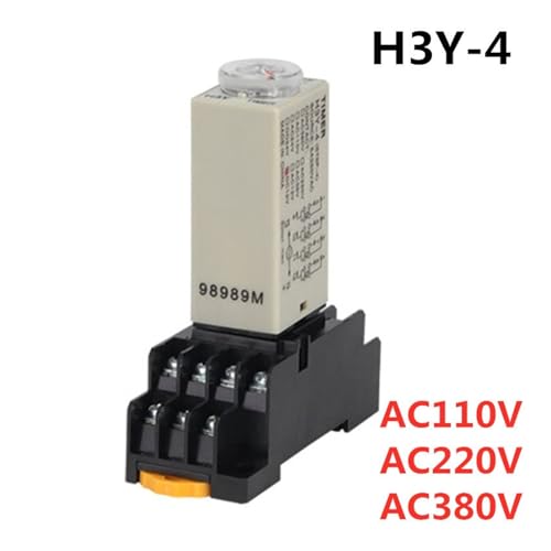 Relais temporisé 110V CA H3Y-4 à 14 broches pour synchronisation exacte de 0 à 3 min - 2