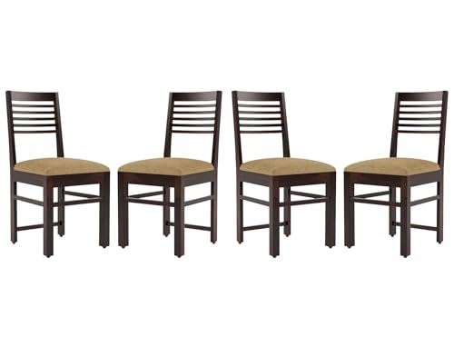 Sheesham Wooden 4 Dining Chair Set for Living Room | Solid Wood Study Chair for Living Room | Office Chair for Home & Office | Rosewood Chair Set (Set of 4, Walnut) Sheesham Wooden 4 Dining Chair Set for Living Room | Solid Wood Study Chair for Living Room | Office Chair for Home & Office | Rosewood Chair Set (Set of 4, Walnut)