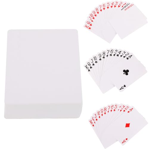 Cartas en Blanco para Poker 1 Set de Papel para DIY