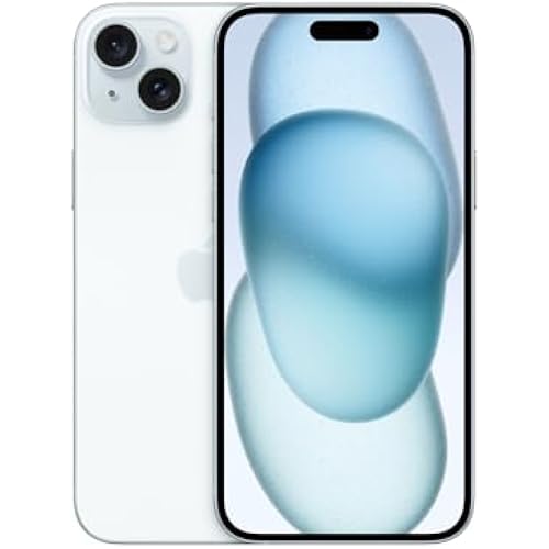 Apple iPhone 15 Plus, 128GB, Blue - GSM Carriers (Renewed)