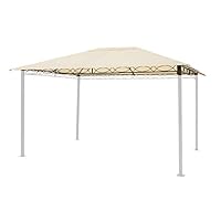 Telo Di Ricambio Per Gazebo Paradise Premium 3x4m - Impermeabile E UV50+, Colore Ocra - Foto 4