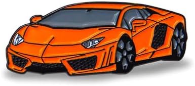 Lamborghini Enamel Pin - Exotic Car Lapel Pin - For Hats, Bags, Backpacks, Shirts & More