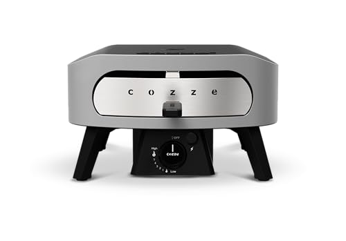 Cozze 13" Classic Portable Outdoor Pizza Oven - Fire & Stonebaked 13 Inch Pizzas in 60 Seconds - 28mbar Propane Gas Oven, Oven Door, Cordierite Pizza Stone, Built-in Thermometer, Gas Hose & Regulator - Image 4
