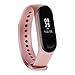 Tkasing Band for Xiaomi 3/Xiaomi 4 Smartwatch Wristbands Replacement Accessaries Straps Bracelets for Mi3/Mi4 (Not for Mi1/2) (Navy blue/Silver/Rose gold)