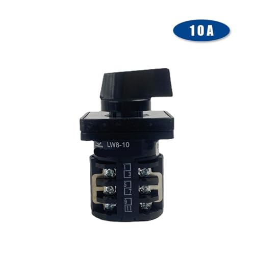 Interruptor de leva LW8-10D404/3B con control de motor monofásico de 220V 6
