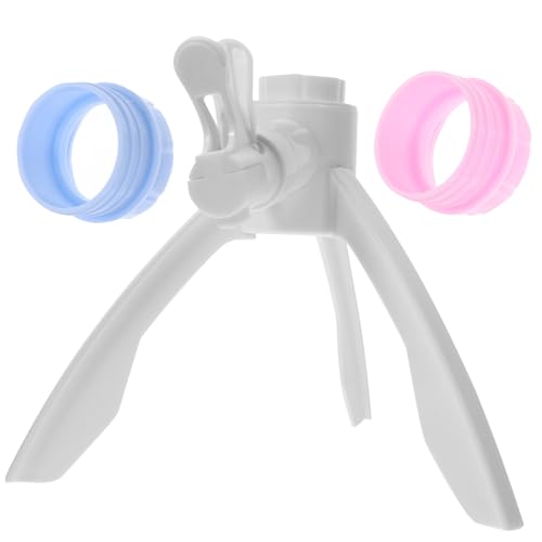 TOGEVAL Soporte Compacto Varios Estilos Triangular y Plástico Tres Adaptadores y Flujo Controlado para Dispensador de Agua Portátil para Jarra o Cubo de Agua Varios Estilos