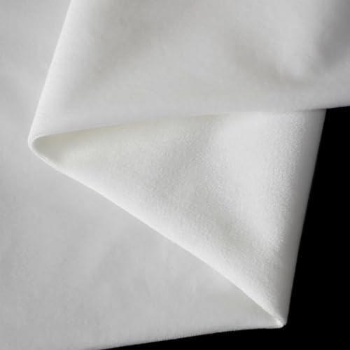 Image of Amazon Brand - Umi 3 Mtr Multi Purpose Velvet Fabric Cloth for Decoration, Trousseau Packing, Party Hall, Bouquet, Gift Packing, Decor, Pooja Room (3 Mtr, White), Solid