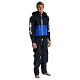 atmungsaktiv, wasserdicht LIGHT Board Corp Unisex – Erwachsene Drysuit Lightboardcorp, Black/Blue, L