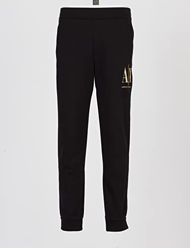 A｜X ARMANI EXCHANGE Men's Gold Icon Logo Fleece Jogger4