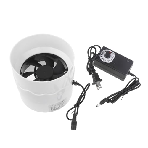 インラインダクトファン換気扇パイプ換気排気ファン調整可能な換気扇浴室トイレ壁ファンブースター換気扇ファン