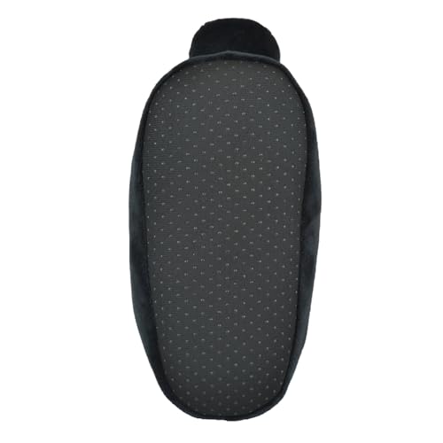 Ladies Womens Novelty Plush House Slippers - Warm Cosy Indoor - Llama - Grey Sloth - Black Unicorn3