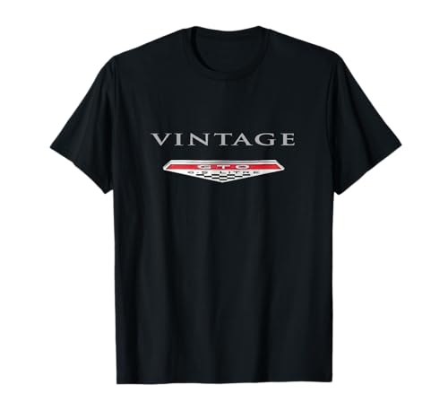 VINTAGE CAR EMBLEM, 1960s GTO MUSCLE CAR BADGE, OLD CARS GUY T-Shirt