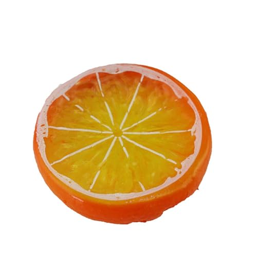 Discos de plástico multicolores | Disponible en amarillo, verde y naranja, decorativo para aclarar el aspecto (naranja, talla única)