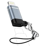 Ocbuo Type Cからライトニング変換 防紛失ストラップ付 タイプC Lightning変換アダプタ OTG機能 急速充電/高速データ転送 USB C(メス)-Lightning(オス）iPhone・iPad・AirPodsなどiOS機器対応