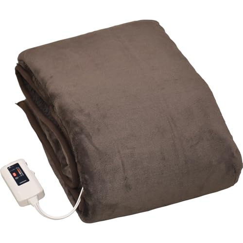 Amazon | [山善] ふわふわもこもこ 電気掛・敷毛布 (丸洗い可能) 188