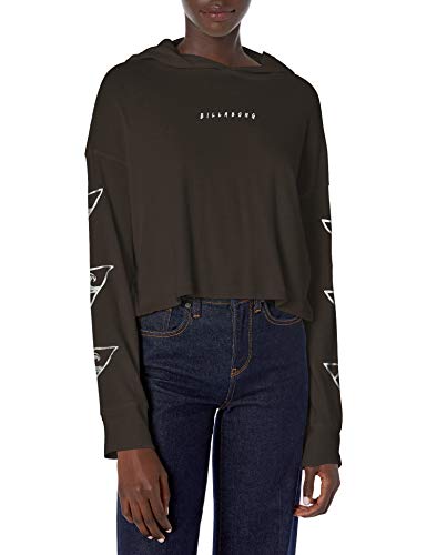 Billabong Women's Long Sleeve Tee, Off Black, L