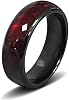 Anillo Inteligente de Cerámica con Chip NFC Ntag216 Programable de 888 Bytes, Rojo Talla US#8 | Anillo de Cerámica con Chip NFC Ntag216 Reescrito de 888 Bytes, Compatible con Teléfonos y Dispositivos NFC para Hombre o Mujer 2