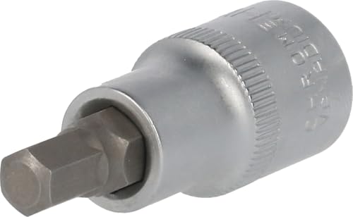 Image of BRILLIANT TOOLS BT022863 1/2 Inch Hex Socket Bit Socket, 55 mm Long, 8 mm [Powered by KS Tools]
