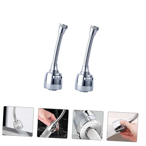 Evite salpicaduras en el fregadero con este extensor de grifo regulable fácil de instalar 4