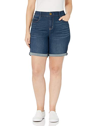 Vintage America Blues Women's Plus Size Fab Body Sculpt Bermuda Short, Modern Dame, 16W
